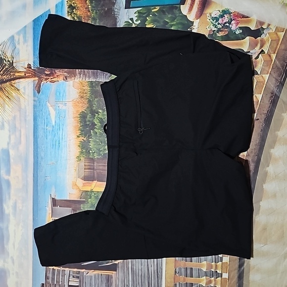 BR STANDARD Black Zippered Ankle Motion Tech Joggers Pants Size Medium - Picture 7 of 7